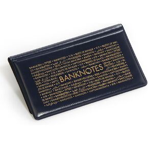 LIGHTHOUSE - Pocket Album for Large Banknotes Wallet-Style with Integrated Sheets to Store and Display 20 Large Banknotes (9" x 6" x 1")