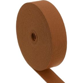 PATIKIL Sewing Elastic Bands 1 Inch x 11 Yards, High Elasticity Elastic Cord Flat Stretch Strap Knit Elastic Spool for Sewing Clothes Waistbands Pants Waist, Brown