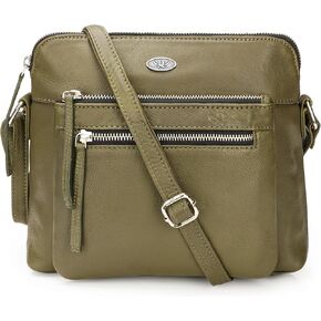 Genuine Leather Crossbody Bags for Women, Premium Handmade Leather Purses - Shoulder Handbags, Adjustable Strap