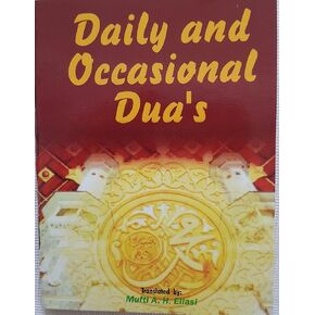 Daily Dua Book [2 Books] Muslim Prayers Pocket Size Book Islamic Book English & Arabic Daily and Occasional Dua's