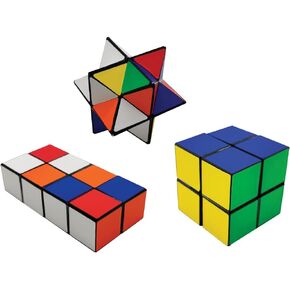 Raymond Geddes Flippin Cube Toys (Pack of 12) - Shape Transforming Cubes for Kids - Novelty Toys for Birthday Party Favors and Prizes