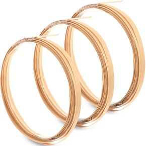 RORPOIR 3Rolls Natural Rattan Skin for DIY Crafts Meters Total for Weaving Baskets Floral Arrangements and Home Decor Projects