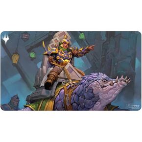 Ultra Pro - Tarkir Dragonstorm Elspeth ، Storm Slayer Playmat for Magic: The Gathering | حصيرة طاولة الألعاب ، ملحق لعبة البطاقات ، TCG Playmat ، حصيرة ألعاب Tabletop ، حصيرة لعبة البطاقات القابلة للتحصيل
