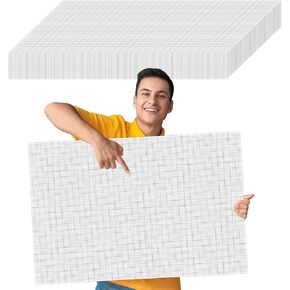 gisgfim 50 Sheets Large Graph Paper 24 x 36 In Graph Paper Pad 1/4 In Ruled Large Grid Paper Sheet Blueprint Paper Engineering Paper Poster Paper for Architect Designer Mathematician Draftsman