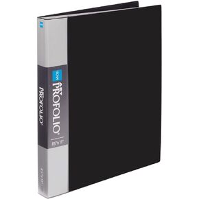 Itoya Original Art ProFolio 8.5x11 Black Art Portfolio Binder with Plastic Sleeves with 96 Pages - Portfolio Folder for Artwork with Clear Sheet Protectors - Presentation Book for Art Display