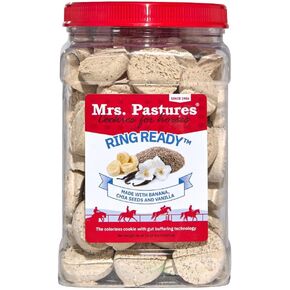 Ring Ready Cookies and Treats for Horses - Premium Horse Treats - Made in USA (32oz Jar)