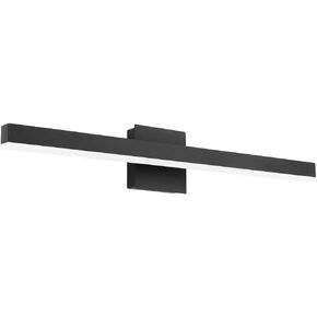 Aipsun 31.5in/26W Modern Black Vanity Light LED Black Bathroom Vanity Light Fixtures Black Wall Light for Bathroom (White Light 6000K)