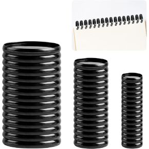 30 Pcs Discbound Discs Black Book Binding Discs Degree Planner Discs Flip Discs Binder Rings Plastic Expander 2 inch Discs for Discbound Notebook DIY Planner Scrapbooking Supplies