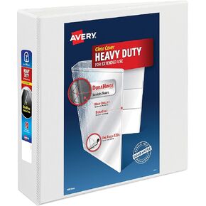 Heavy-Duty View Binders with One Touch Slant Rings