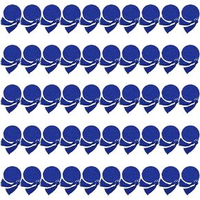 50 Pcs Graduation Honor Cords with Tassel for High School College Graduation, Gold, Royal Blue, Royal Blue & Red & White