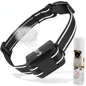 Citronella Dog Bark Collar, Dog Barking Collar with 2 Adjustable Sensitivity and Volume of Spray [1 Citronella Spray Refill] No Shock Anti Bark Collars for Small Medium Large Dogs