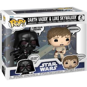 Funko Pop Star Wars: Sayings - Vader and Luke & Luke 2PK - Star Wars - Collectable Vinyl Figure - Gift Idea - Official Merchandise - Toys for Kids & Adults - Fantasy Fans