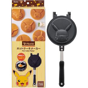 Skater ALHOC1-A Pancake Maker, Fun for Parents and Children, Direct Fire, Aluminum, Pokemon Easy Care