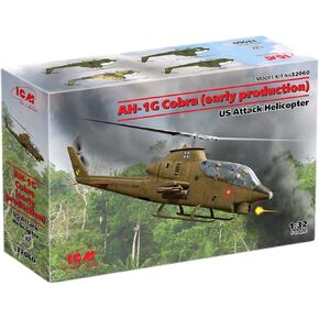 ICM 32060 - Plastic Military Helicopter AH-1G Cobra (Early Production), US Attack Helicopter Model - Scale 1:32