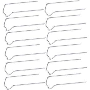 Floral Pins,1.7 Inch U-Shape Plant Pin, 80Pcs U-Pins for Indoor Plants Straw Wreaths, Greening Fern Craft Sewing Pin for Floral Picks Foam, DIY Sewing Project, Holiday Flower Arrangements