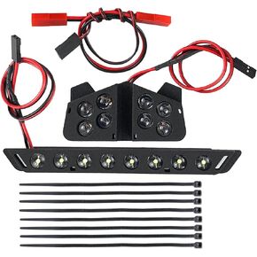 RCLIONS RC CAR LIGHT LIGHT KIT HELDING LIDELIGHT LID LED LED PUMPER LAMP PRASTION
