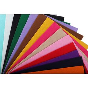 YYCRAFT Craft Soft Felt Sheets 9 Inch X 12 Inch - 40 Pack(20 Colors)
