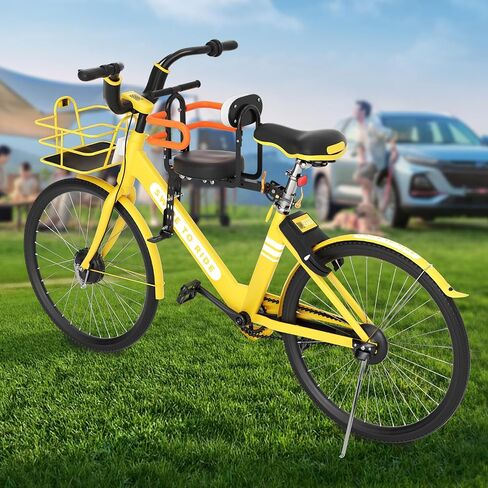 Child Bike Seat for Adult Bike,Retractable Baby Bike Seat Front Mounted for Children 2-6 Years Old in Saudi Arabia