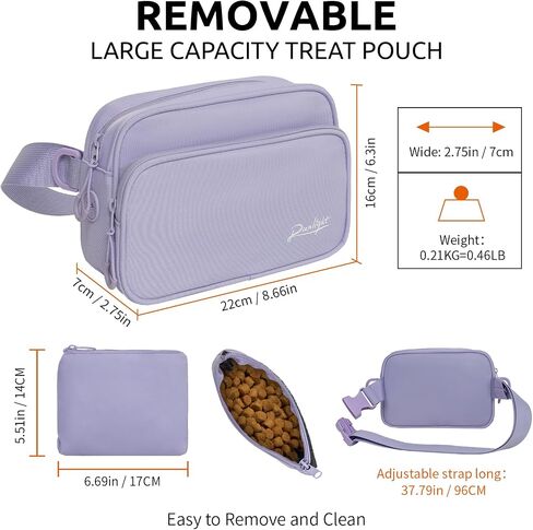 Treat Pouch for Dog Training,Dog Treat Pouch - Dog Treat Bags Training Pouch,Treat Pouches for Pet Training Waist Belt,Dog Waist Bag Black in Saudi Arabia