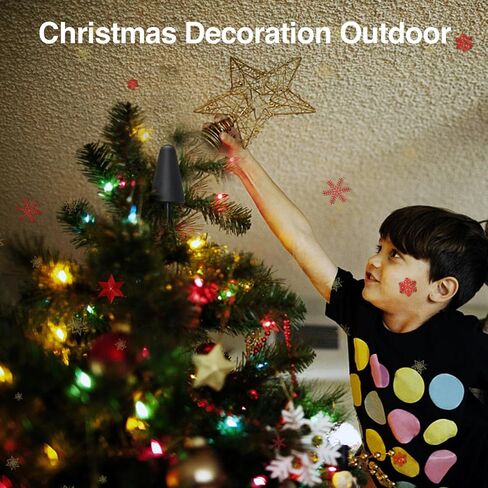 Lightweight Christmas Tree Topper Holder 3 Pack, Black Grinch Angle Star Tree Topper Stabilizer，Fits All Clip on Tree Toppers in Saudi Arabia