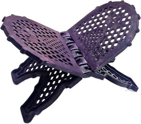 Rahel Holy Book Stand for Pooja Puja Gita Quran Churan Bible حامل. كتاب خشبي الصلاة البلاستيكية القابلة للطي (صغير ، أزرق) in Kuwait