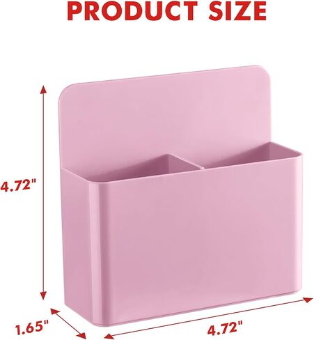 BEYGORM 2 Pack Plastics Magnetic Pen Holder for Refrigerator, Dry Erase Marker Holder for Whiteboard，Magnet School Locker Organizer Accessories, Pencil Cup, Pen Caddy, Classroom Organization(Pink) in Kuwait