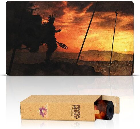 They Coming (Stitched) - MTG Playmat by Anato Finnstark, Lord of The Rings - Compatible with Magic The Gathering Playmat - Play MTG, YuGiOh, TCG - Original Play Mat Art Designs & Accessories in Saudi Arabia