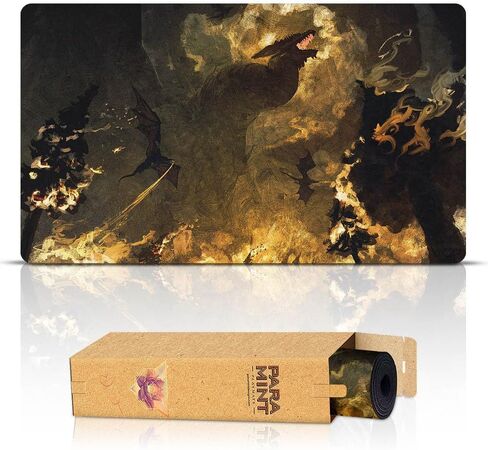 They Coming (Stitched) - MTG Playmat by Anato Finnstark, Lord of The Rings - Compatible with Magic The Gathering Playmat - Play MTG, YuGiOh, TCG - Original Play Mat Art Designs & Accessories in Saudi Arabia