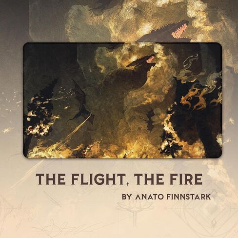 They Coming (Stitched) - MTG Playmat by Anato Finnstark, Lord of The Rings - Compatible with Magic The Gathering Playmat - Play MTG, YuGiOh, TCG - Original Play Mat Art Designs & Accessories in Saudi Arabia