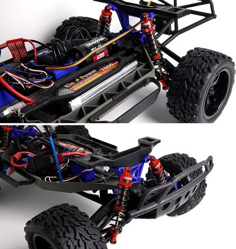100mm RC Oil Shock Absorber Big Bore Damper for 1/10 Arrma,Slash,BIG ROCK,Stampede,Rustler, Bandit, Ford, Vorteks,1/8 TYPHON,etc. Parts Upgrade Replace（2Pcs）(Blue) in Saudi Arabia