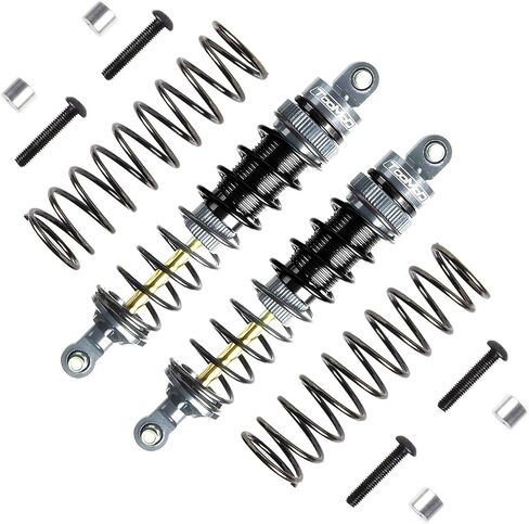 100mm RC Oil Shock Absorber Big Bore Damper for 1/10 Arrma,Slash,BIG ROCK,Stampede,Rustler, Bandit, Ford, Vorteks,1/8 TYPHON,etc. Parts Upgrade Replace（2Pcs）(Blue) in Saudi Arabia