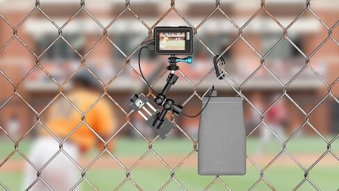 Cell Phone Fence Mount for iPhone, Mevo Start, Phones, GoPro and Other Action Cameras, to a Chain Link Fence for Recording Baseball,Softball and Tennis Games (PRO) in Saudi Arabia