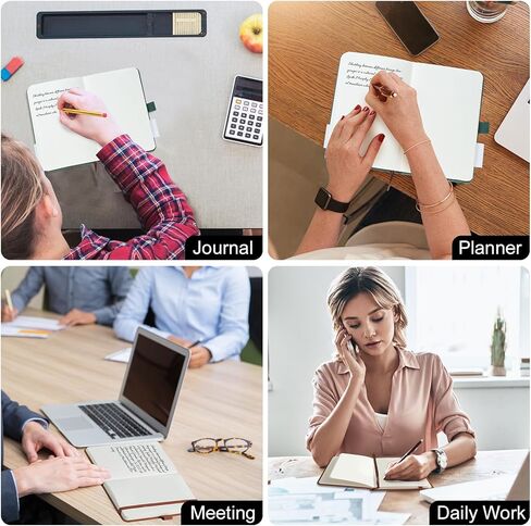 HOMEMARS Small Notebook, Pocket Notebook, 3 Pack, Notebook A6, Dotted,3.7" x 5.7"Leather, Brown, Green, Yellow,192 Pages Each, Hardcover, Mini Journal Notepad, Embossing Tree Design in Kuwait