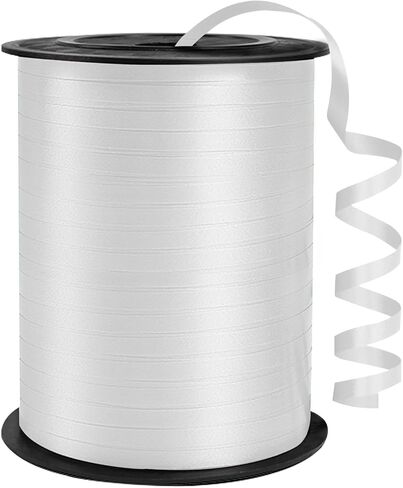 Red Curling Ribbon, 1/5" Wide x 500 Yards Crimped Curling Ribbon, Perfect for Gift Wrapping, Birthday Wedding Party Festival Decoration, Balloon Ribbon String, Florist Flowers, Baby Shower in Saudi Arabia