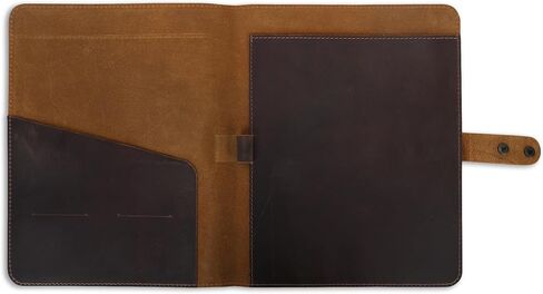 Brown Genuine Leather File Folder for Men and Women, 13" x 10" in Saudi Arabia