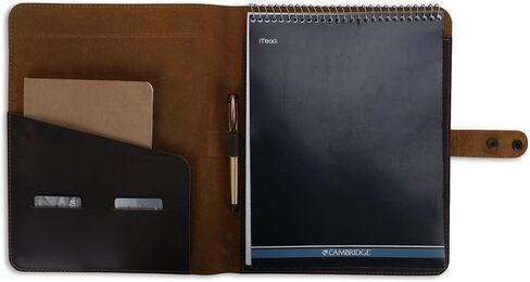 Brown Genuine Leather File Folder for Men and Women, 13" x 10" in Saudi Arabia