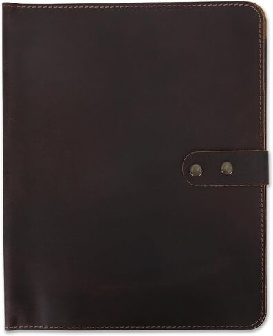 Brown Genuine Leather File Folder for Men and Women, 13" x 10" in Saudi Arabia