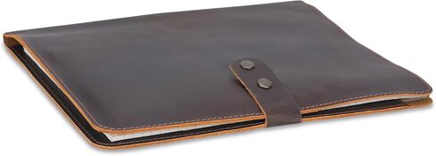 Brown Genuine Leather File Folder for Men and Women, 13" x 10" in Saudi Arabia