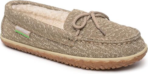 Minnetonka Women’s Eco Oak - Mesh Slip-On Shoes Crafted with 50% Recycled Berber Lining, 100% Repurposed Plastic Fabric and Laces, Removable Contoured Footbed, and MinnTREAD Rubber with 5% Rice Husk in Saudi Arabia