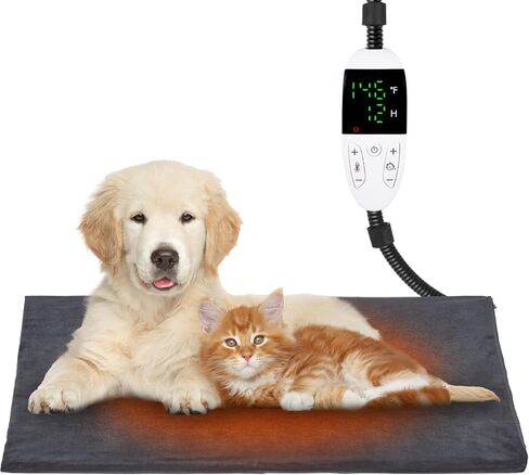 Self Warming Cat Bed 24 x 18 in - Dogs Cat Beds for Indoor Outdoor, Machine Washable, 3cm/1.18in Thickened Pet Heating Pad for Cats & Dogs, Double Side Premium Soft in Saudi Arabia