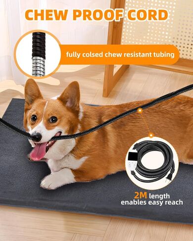 Self Warming Cat Bed 24 x 18 in - Dogs Cat Beds for Indoor Outdoor, Machine Washable, 3cm/1.18in Thickened Pet Heating Pad for Cats & Dogs, Double Side Premium Soft in Saudi Arabia