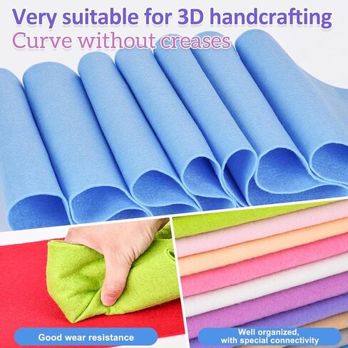 12 Rolls 8"x35" 1.4mm Thick Soft Felt Fabric Sheet 12 Assorted Brown Series Colors Felt Pack for DIY Craft Sewing Squares Nonwoven Patchwork in Saudi Arabia