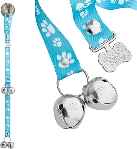 Dog Doorbell, Dog Potty Training Bells, Dog Safe USA-Made w/Perfect Sound,Dog Trainer Approved, Housetraining Made Easy & Quick, Sig Tracks Beige in Saudi Arabia