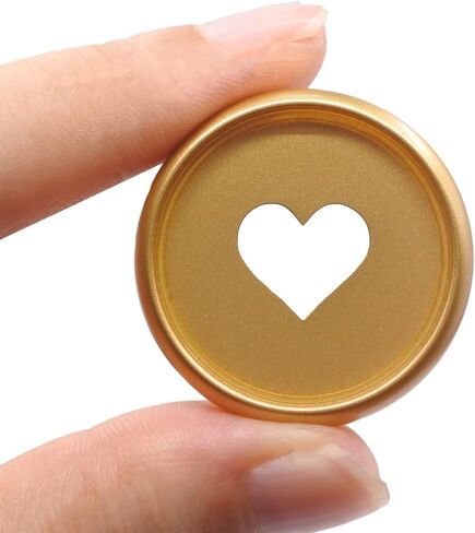 33pcs Expansion Discbound Notebook System Heart Plastic Discs Book Binding Disc Binder Rings Planner Accessories(Rosegold,1.25inch/32mm,33 Pieces) in Saudi Arabia