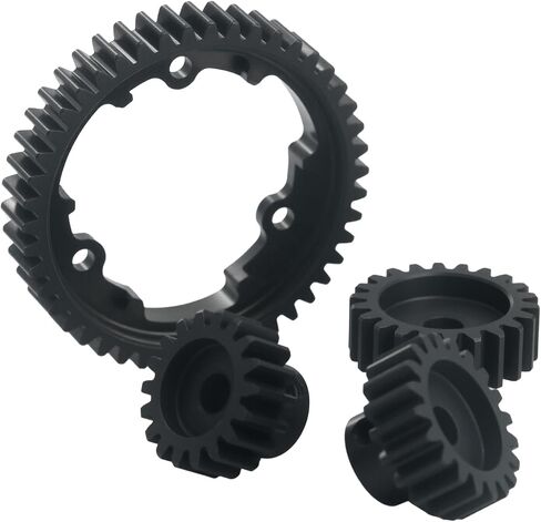 54T 1 Mod Hardened Steel Spur Gear with 18T+20T+22T Motor Pinion Gear for Traxxas 1/5 X-Maxx 1/7 XO-1 1/10 Maxx 1/10 E-REVO 2.0 VXL, Replace 6447 (54T) in Saudi Arabia