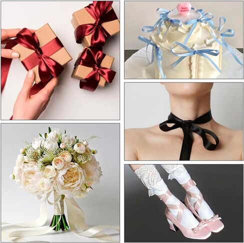 Pink Ribbon For Gift Wrapping, 3/8in Pink Satin Ribbon 25 Yards, Valentine Ribbon For Flower Bouquet, Light Pink Ribbon, Baby Pink Ribbon For Hair Valentines Wedding Invitation Baby Shower Liston Rosa in Saudi Arabia