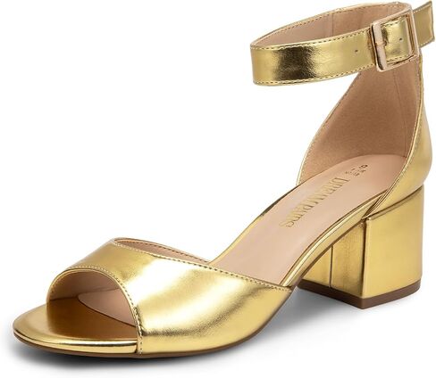 DREAM PAIRS Womens Chunkle Low Heel Pump Ankle Strap Dress Sandal,Size 7.5,Matte nude,CHUNKLE in Saudi Arabia