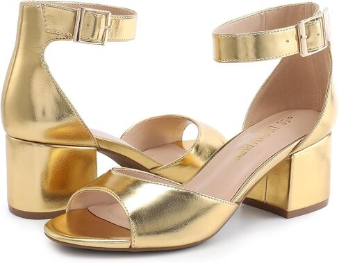 DREAM PAIRS Womens Chunkle Low Heel Pump Ankle Strap Dress Sandal,Size 7.5,Matte nude,CHUNKLE in Saudi Arabia