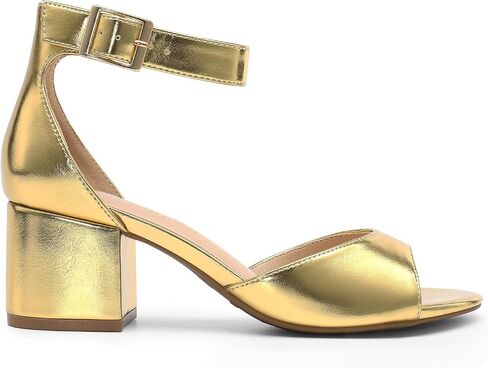 DREAM PAIRS Womens Chunkle Low Heel Pump Ankle Strap Dress Sandal,Size 7.5,Matte nude,CHUNKLE in Saudi Arabia