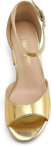 DREAM PAIRS Womens Chunkle Low Heel Pump Ankle Strap Dress Sandal,Size 7.5,Matte nude,CHUNKLE in Saudi Arabia